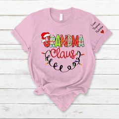 Lofaris Grandma And GrandKid Christmas Personalized T-Shirt