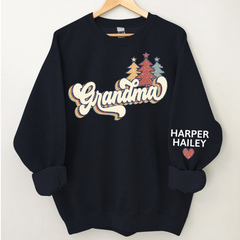 Lofaris Grandma Custom Christmas Tree CTH01 Sweatshirt