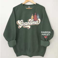 Lofaris Grandma Custom Christmas Tree CTH01 Sweatshirt