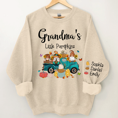 Lofaris Grandmas Little Pumpkin Truck Elf Custom Sweatshirt