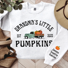 Lofaris Grandmas Little Pumpkins Truck Custom Sweatshirt