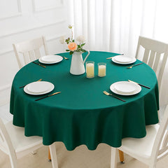 Lofaris Green 180 GSM Polyester Round Banquet Tablecloth