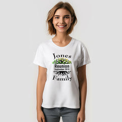 Lofaris Green Custom Tree Family Reunion Tee Shirt