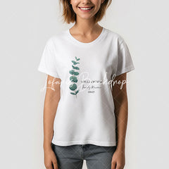 Lofaris Green Eucalyptus Custom Family Reunion T-Shirt