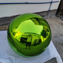 Lofaris Green Giant Inflatable Mirror Ball Shiny Balloon