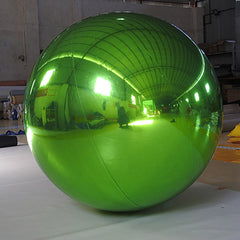 Lofaris Green Giant Inflatable Mirror Ball Shiny Balloon