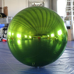 Lofaris Green Giant Inflatable Mirror Ball Shiny Balloon