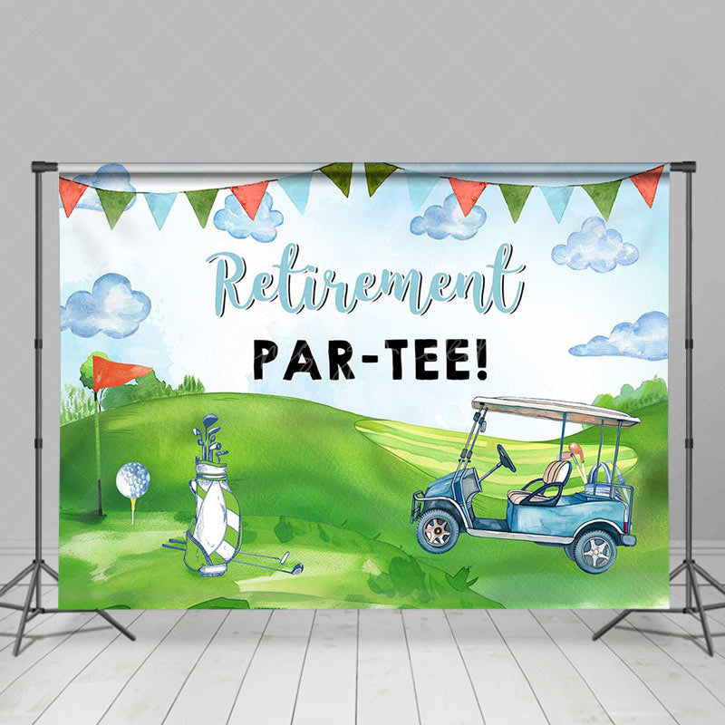 Lofaris Green Golf Course Sky Retirement Partee Backdrop