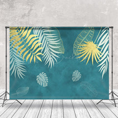 Lofaris Green Yellow Plant Leaves Monstera Fine Art Backdrop