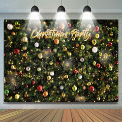 Lofaris Greenery Plants Decorative Bauble Christmas Backdrop