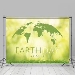 Lofaris Greeny Grass Sunshine Happy Earth Day Party Backdrop