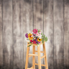 Lofaris Grey Shabby Chic Vintage Wood Photo Shoot Backdrop