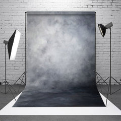 Lofaris Grey Solid Shabby Chic Vintage Photo Shoot Backdrop