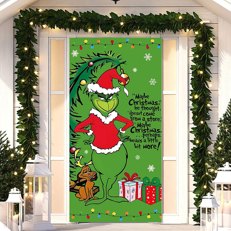 Personalized Face & Name Xmas Grinch Boy Beach Towel - Towels Baby