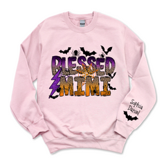 Lofaris Halloween Blessed Mimi And Kids CTH01 Sweatshirt