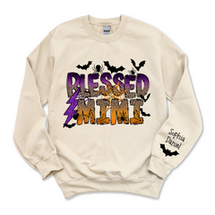 Lofaris Halloween Blessed Mimi And Kids CTH01 Sweatshirt