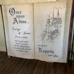 Lofaris Happily Ever After Enchanted Custom Wedding Backdrop