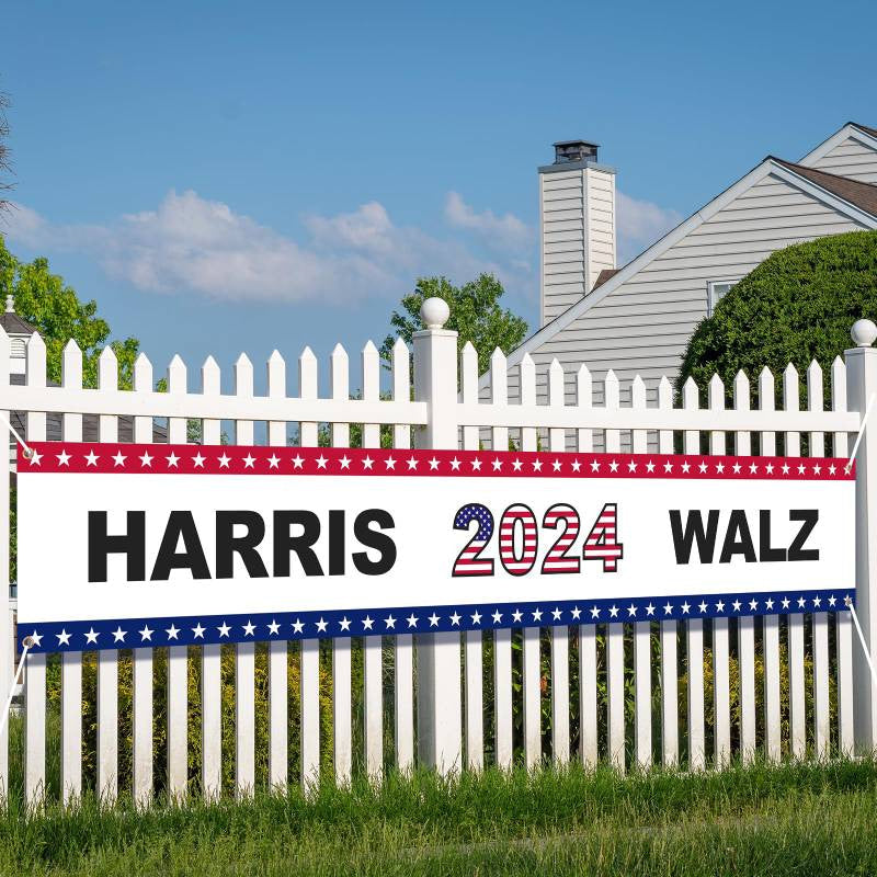 Lofaris Harris 2024 Walz Yard Sign Flag For Outdoor Decor