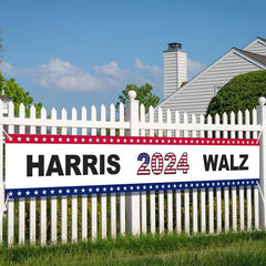 Lofaris Harris 2024 Walz Yard Sign Flag For Outdoor Decor