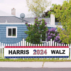 Lofaris Harris 2024 Walz Yard Sign Flag For Outdoor Decor