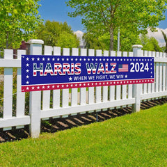 Lofaris Harris Walz 2024 Election Banner Yard Garden Decor