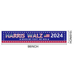 Lofaris Harris Walz 2024 Election Banner Yard Garden Decor