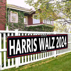 Lofaris Harris Walz 2024 President Vp Banner Yard Sign Flag