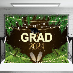 Lofaris Hawaii Night Coconut Tree Light Grad 2024 Backdrop