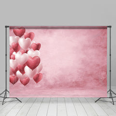 Lofaris Heart Balloons Pink Photo Valentines Day Backdrop