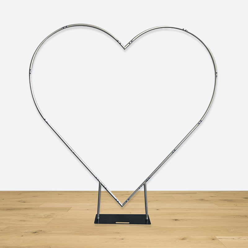 Lofaris Heart Shape Aluminum Backdrop Stand Party Props