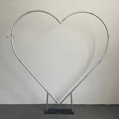 Lofaris Heart Shape Aluminum Backdrop Stand Party Props