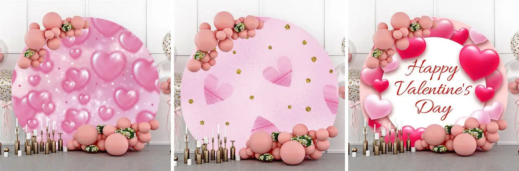 Round Heart Backdrops - Lofaris