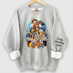 Lofaris Hello Fall Grandma Pumpkin Sweatshirt