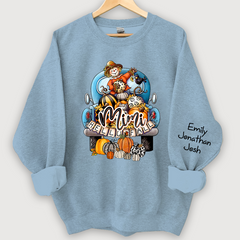 Lofaris Hello Fall Grandma Pumpkin Sweatshirt