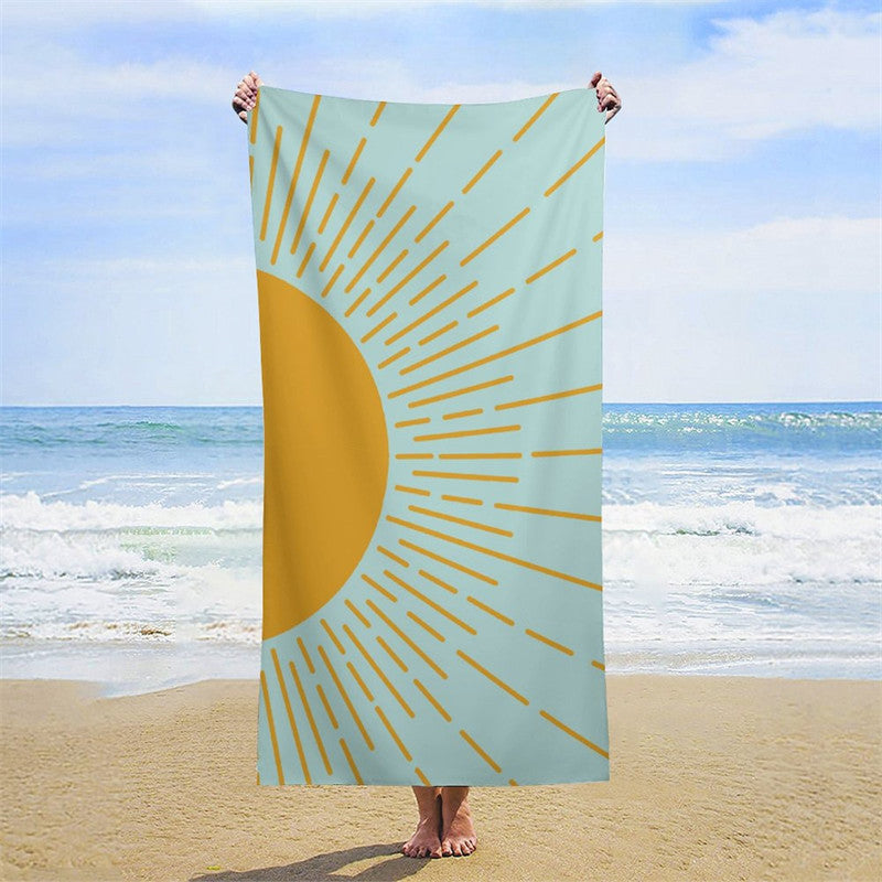 Lofaris Here Comes The Sun Boho Name Beach Towel For Gift