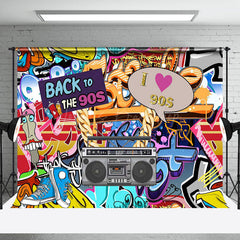 Lofaris Hiphop Musical Graffiti Back To The 90s Backdrop