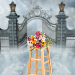 Lofaris Holy Heaven Gate Dove White Cloud Funeral Backdrop