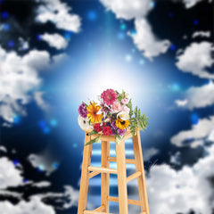 Lofaris Holy Light Paradise Stairway Cloud Funeral Backdrop