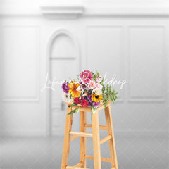 Lofaris Holy Pure White Door And Window Photoshoot Backdrop