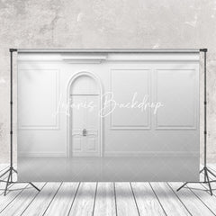 Lofaris Holy Pure White Door And Window Photoshoot Backdrop