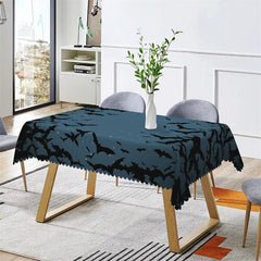 Lofaris Horrific Dark Night Bat Swarm Halloween Tablecloth