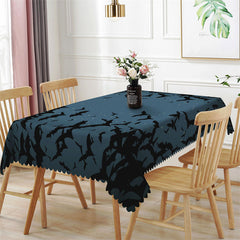 Lofaris Horrific Dark Night Bat Swarm Halloween Tablecloth