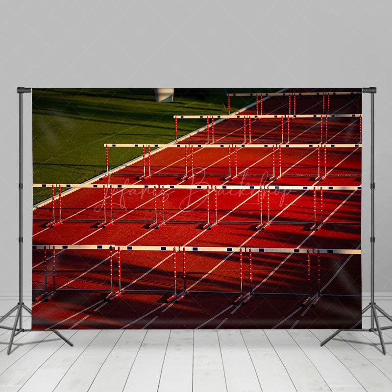 Lofaris Hurdle Red Runway Paris 2024 Sport Olympic Backdrop