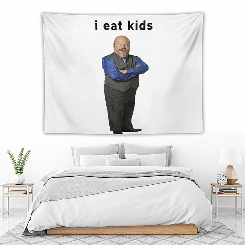 Lofaris I Eat Kids Weird Uncle Simple Tapestry For Deocr