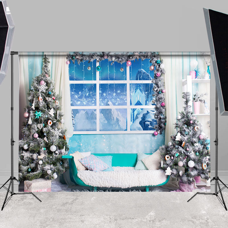 Lofaris Ice And Snow World Windows Scenery Backdrop For Winter