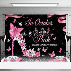 Lofaris In October High Heel Breast Cancer Awareness Backdrop