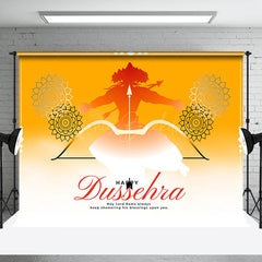 Lofaris Indian Pattern Rama Crossbow Happy Dussehra Backdrop