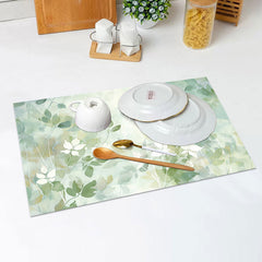 Lofaris Ink Painting Greenery Vintage Set Of 4 Placemats