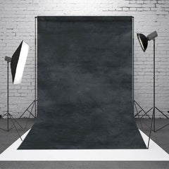 Lofaris Inky Black Abstract Textured Photoshoot Backdrop