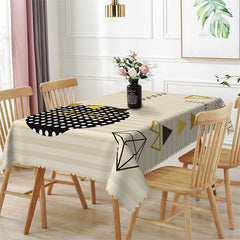 Lofaris Irregular Arrangement Pattern Rectangle Tablecloth